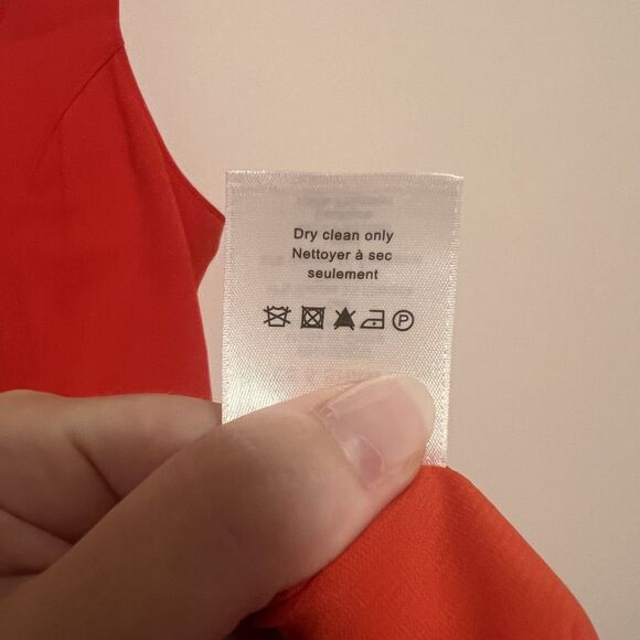 Veronica Beard Gloria Fluted Stretch-Crepe Midi Dress Red Size 10 - Picture 4 of 9